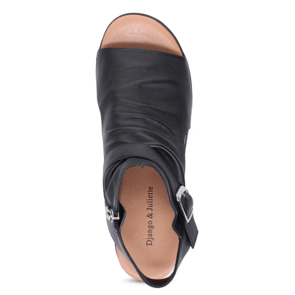 Django & Juliette Women's Ruffus in Black - Getoutside Shoes
