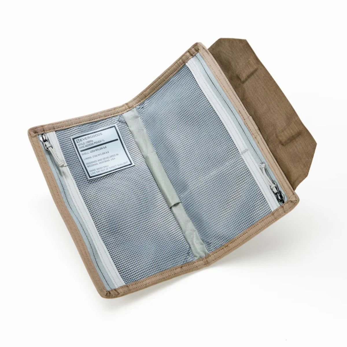 Evergoods Civic Access Pouch 1L in Fossil Brown - Getoutside Shoes