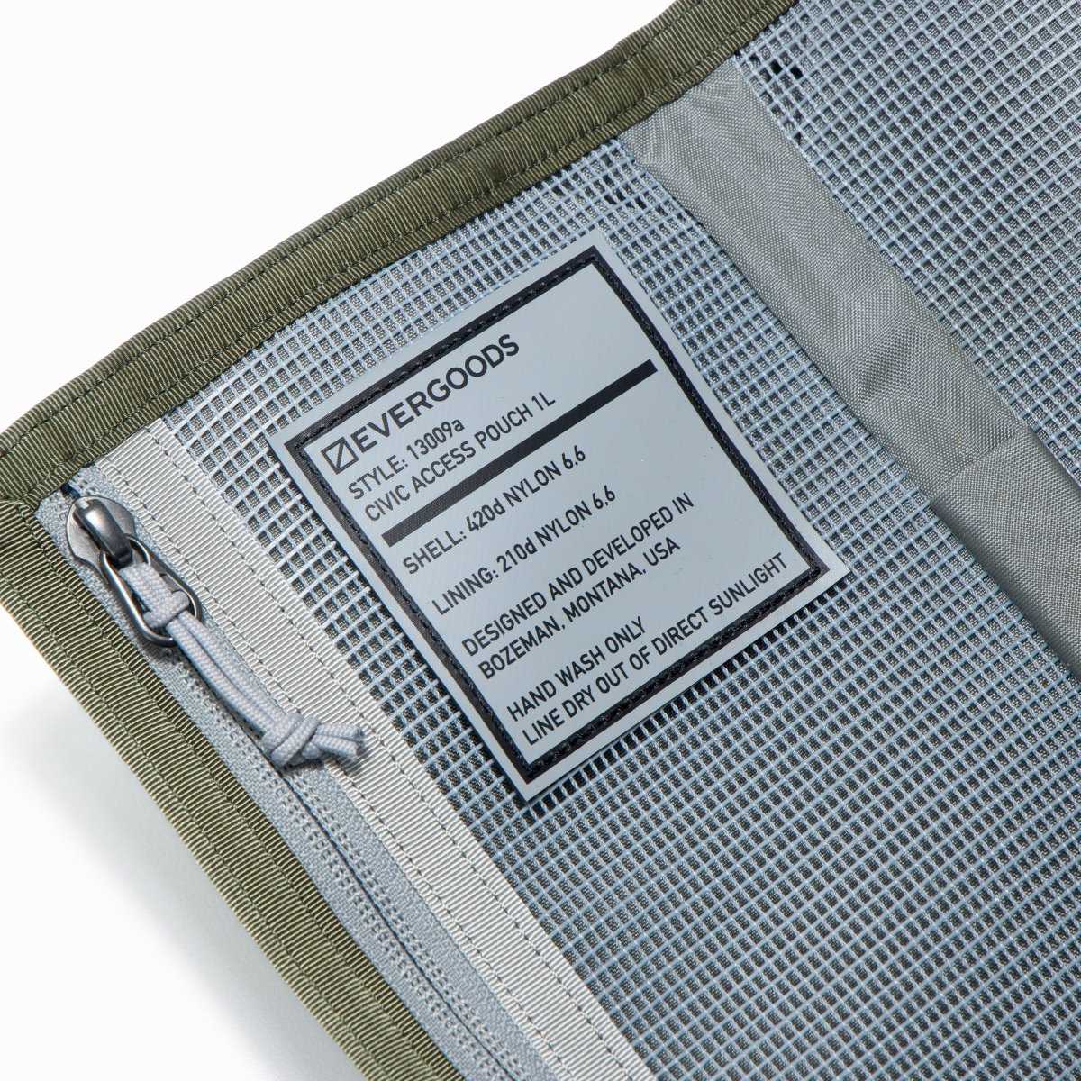 Evergoods Civic Access Pouch 1L in OD Green - Getoutside Shoes