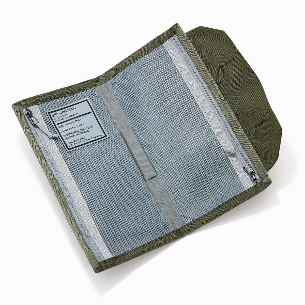 Evergoods Civic Access Pouch 1L in OD Green - Getoutside Shoes