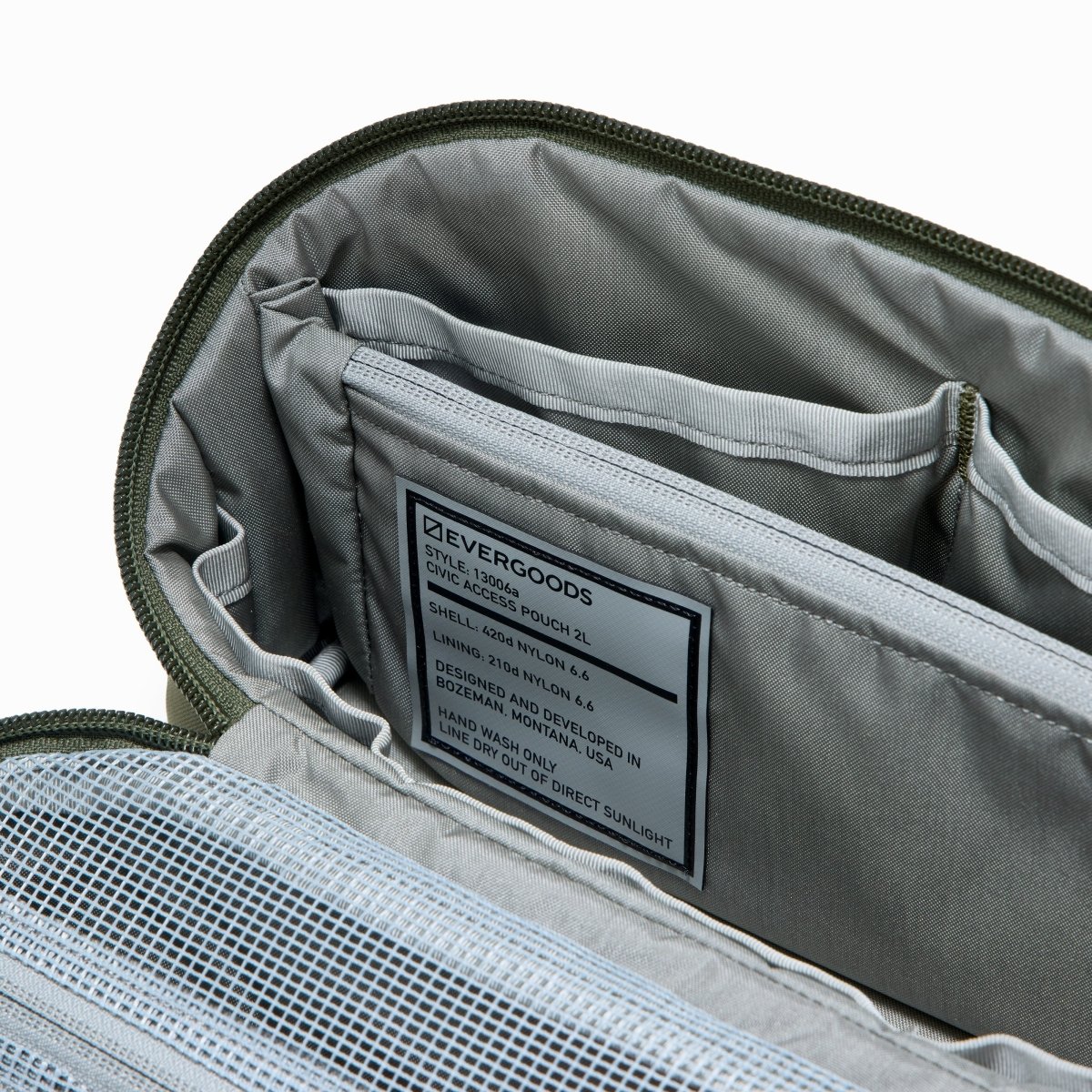 Evergoods Civic Access Pouch 2L in OD Green - Getoutside Shoes