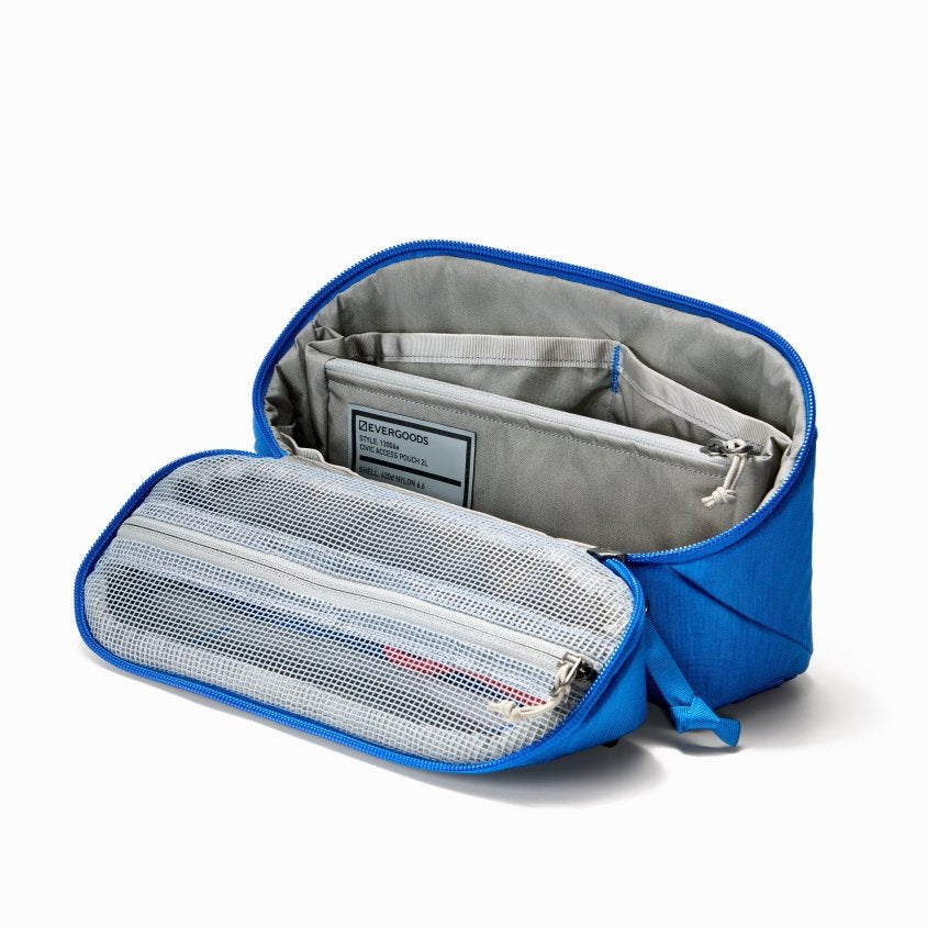 Evergoods Civic Access Pouch 2L in Signal Blue - Getoutside Shoes