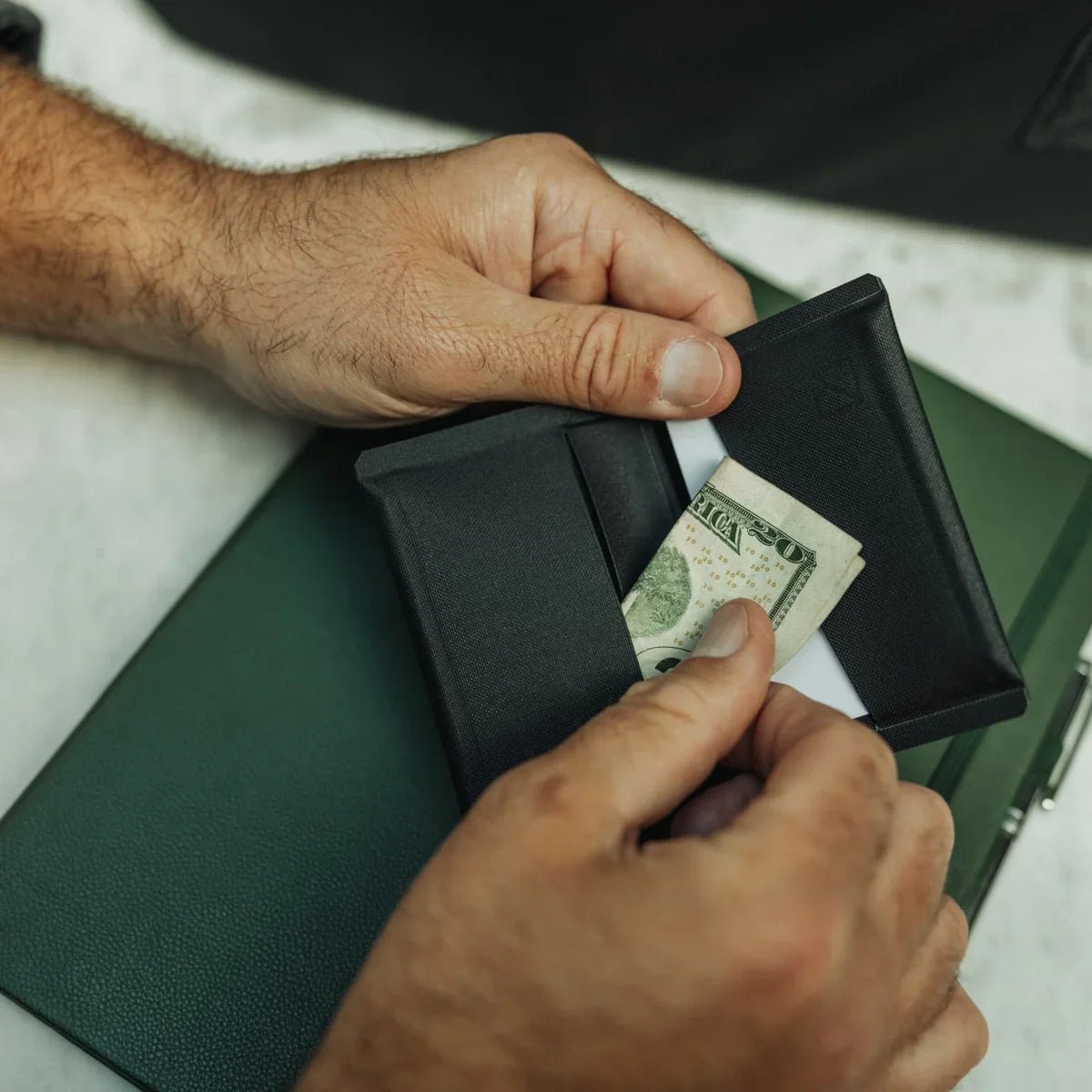 Evergoods Element Card Wallet in Solution Dyed Black - Getoutside Shoes