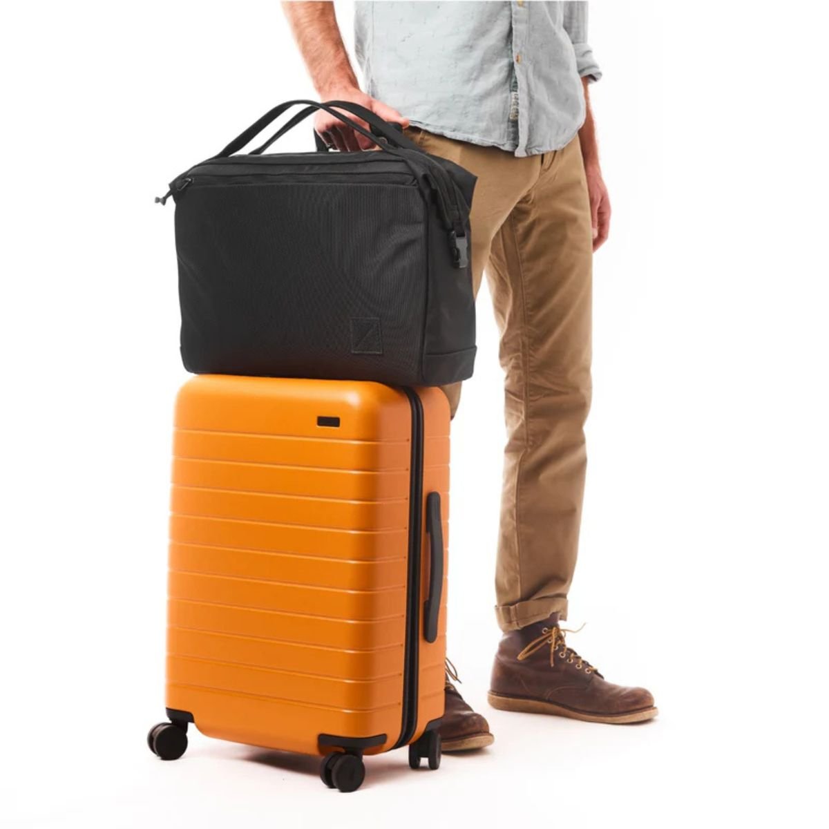 Evergoods Transit Briefcase 20L in Solution Dyed Black - Getoutside Shoes