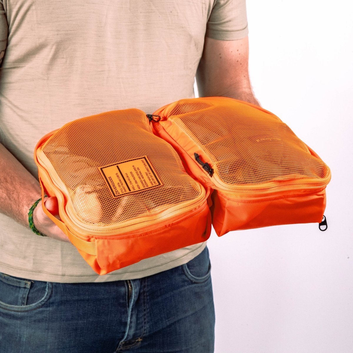 Evergoods Transit Packing Cube 8L in Hot Orange - Getoutside Shoes