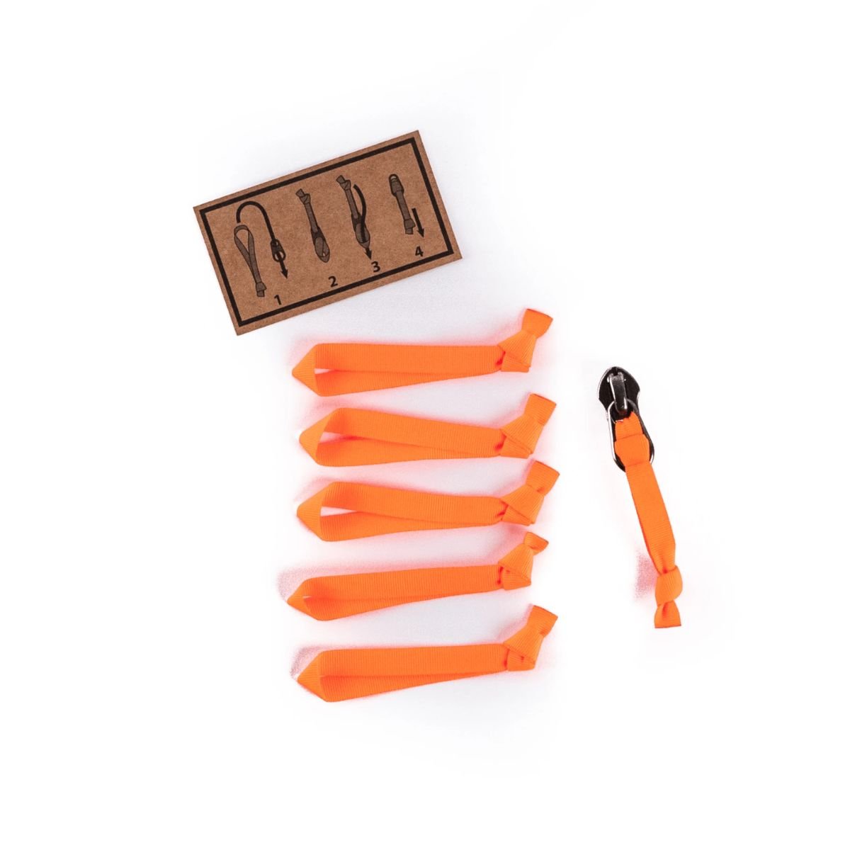 Evergoods Zipper Puller Kit in Hot Orange - Getoutside Shoes