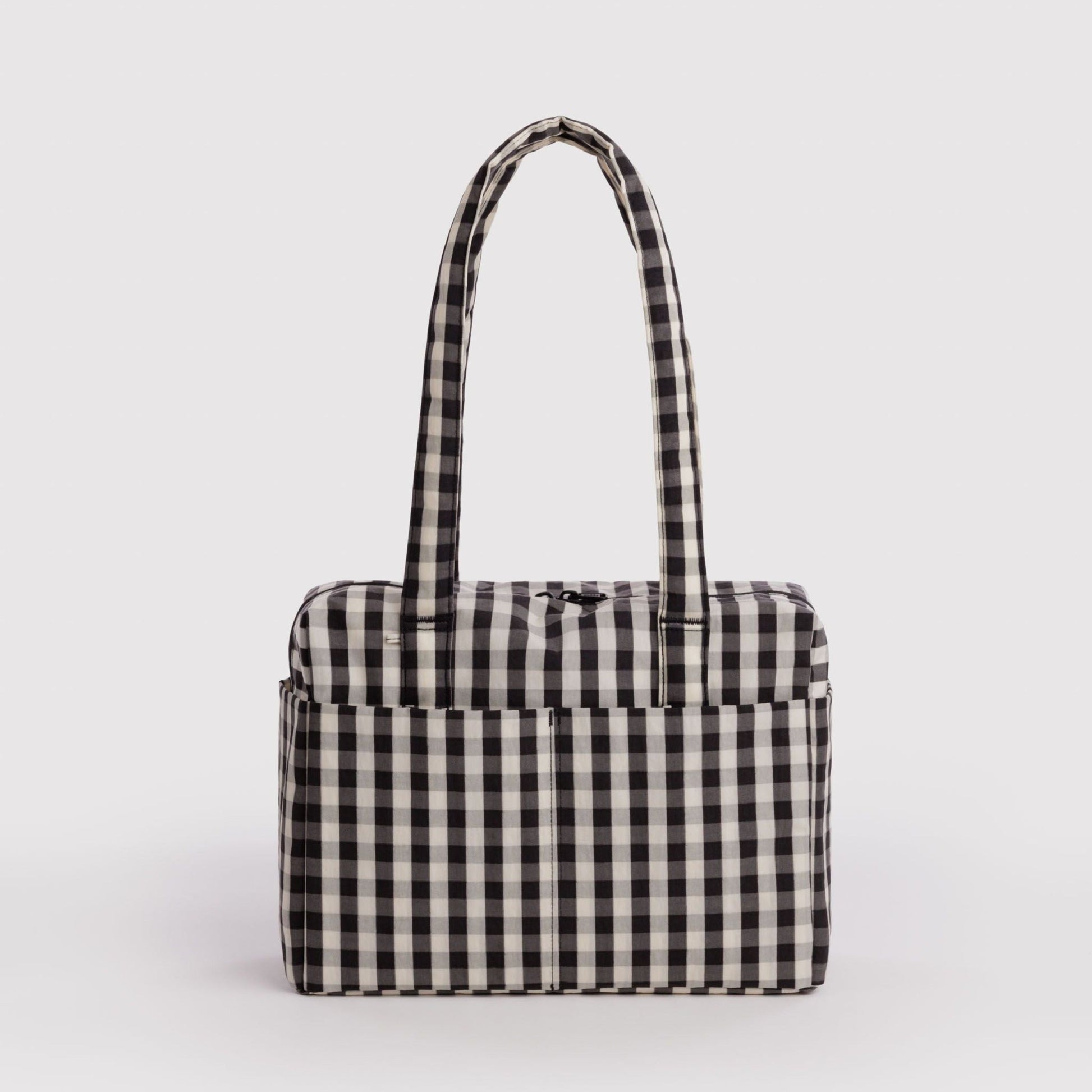 Baggu Everyday Cloud Bag in Black And Cream Gingham