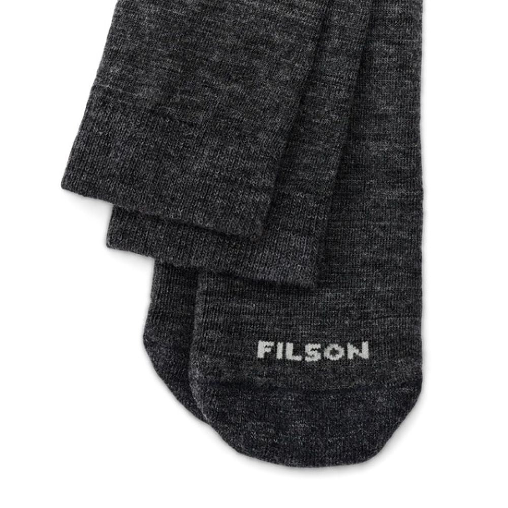 Filson Everyday Crew Socks in Charcoal