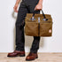 Filson 24 Hour Tin Cloth Briefcase in Dark Tan - Getoutside Shoes