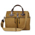 Filson 24 Hour Tin Cloth Briefcase in Dark Tan - Getoutside Shoes