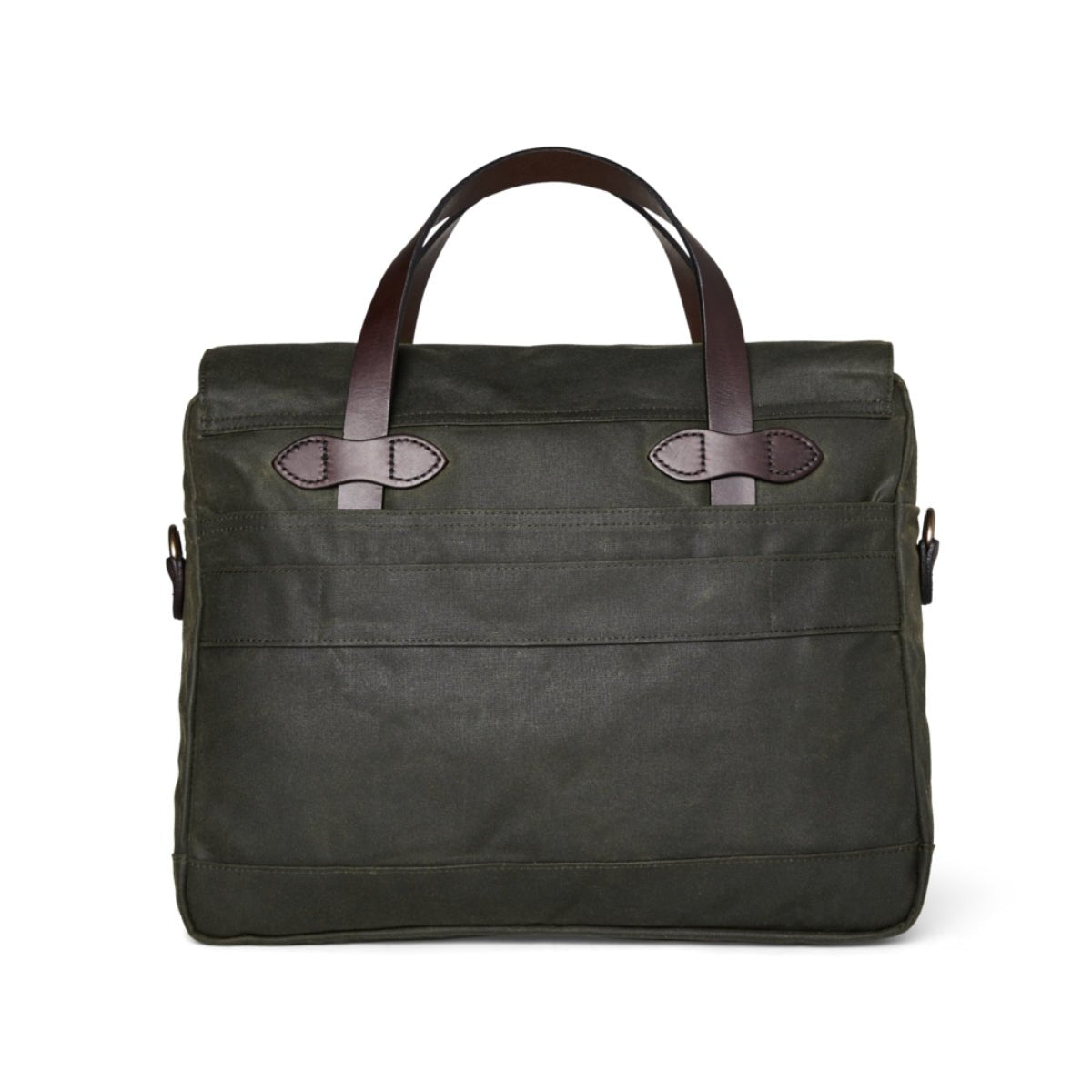 Filson 24 Hour Tin Cloth Briefcase in Ottergreen - Getoutside Shoes