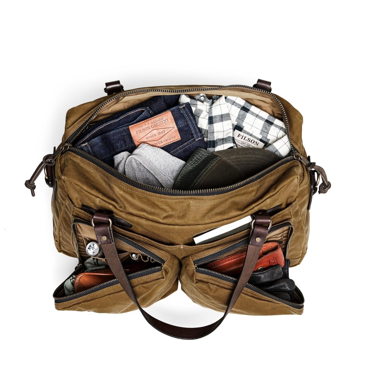 Filson 48 Hour Tin Cloth Duffle Bag - Getoutside Shoes