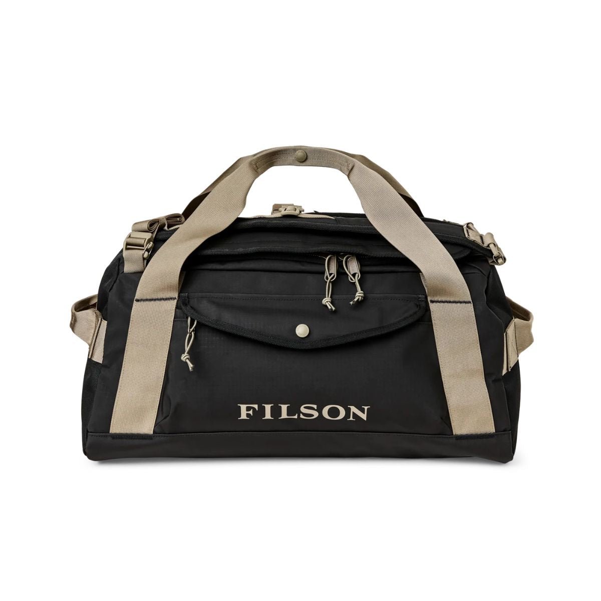 Filson All-Weather 40L Duffle in Black/Covert - Getoutside Shoes