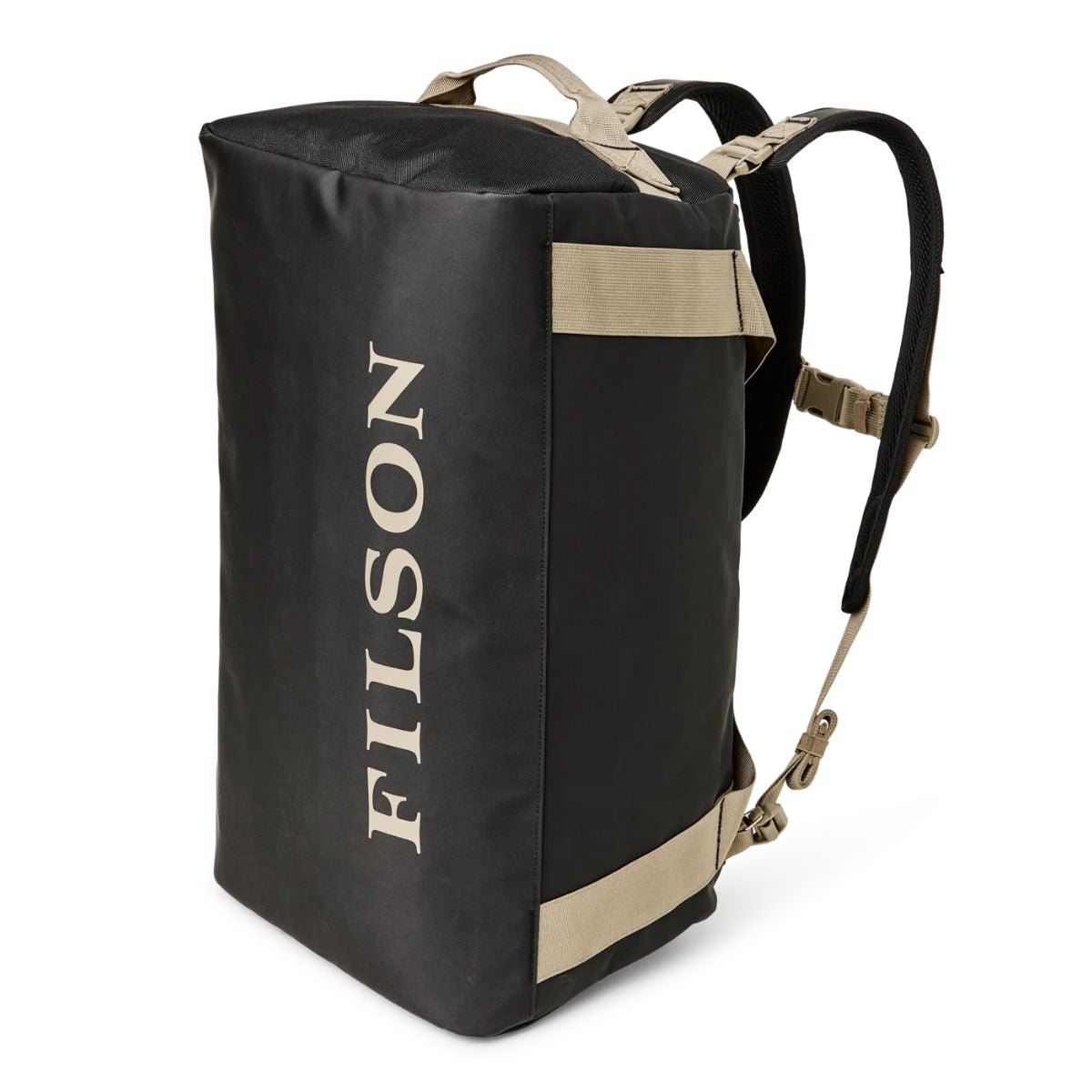 Filson All-Weather 40L Duffle in Black/Covert - Getoutside Shoes