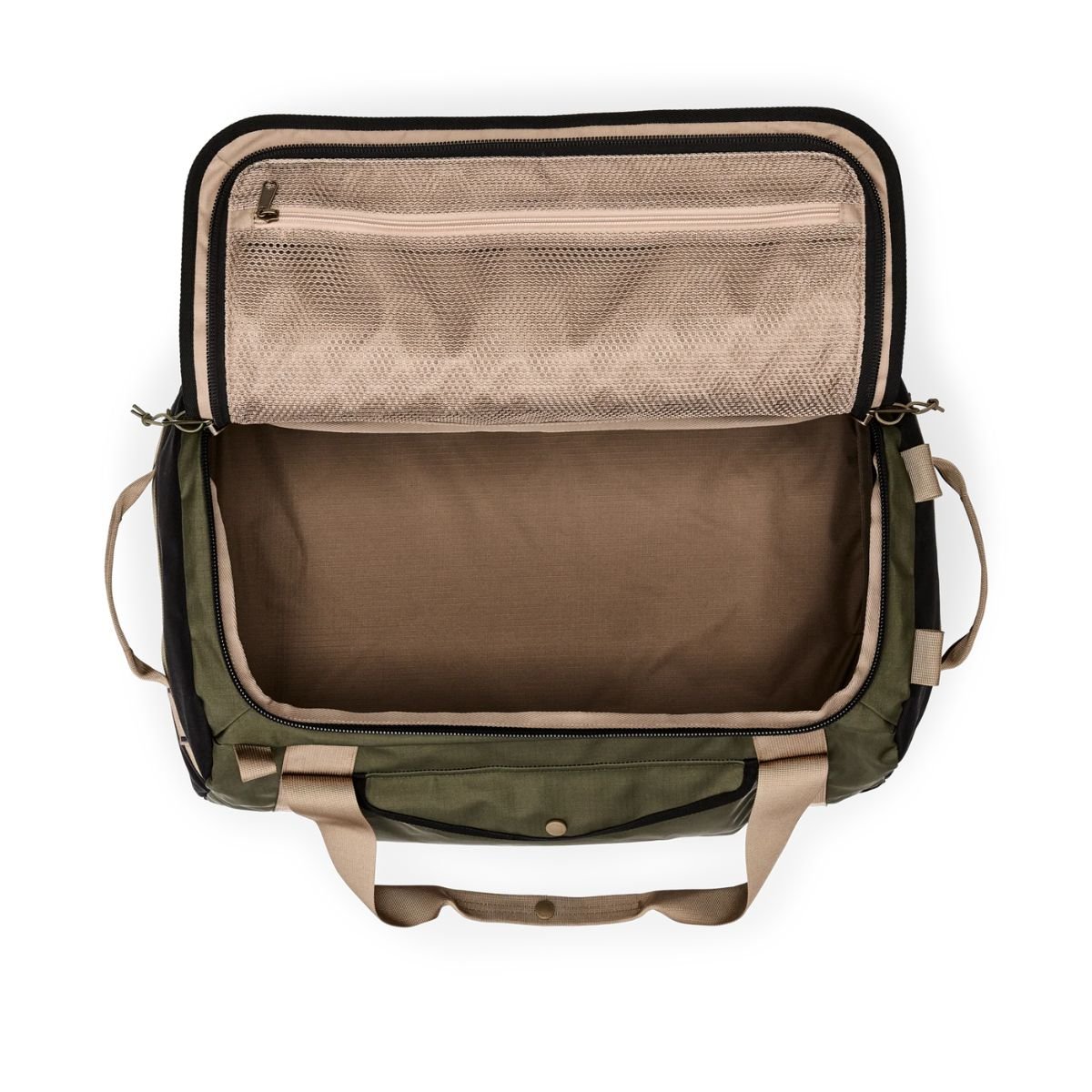 Filson All-Weather 50L Duffle in Olive/Black/Covert - Getoutside Shoes