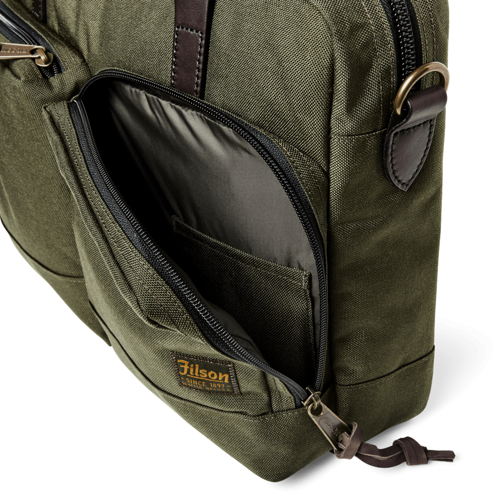 Filson Dryden Briefcase in Ottergreen - Getoutside Shoes