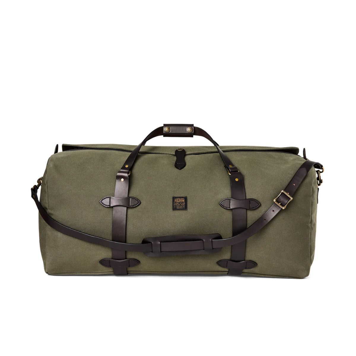 Filson Large Rugged Twill Duffle Bag in Ottergreen - Getoutside Shoes
