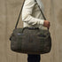 Filson Medium Tin Cloth Duffle Bag in Ottergreen - Getoutside Shoes