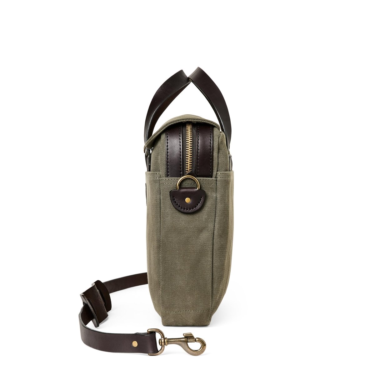 Filson Rugged Twill Original Briefcase in Ottergreen - Getoutside Shoes