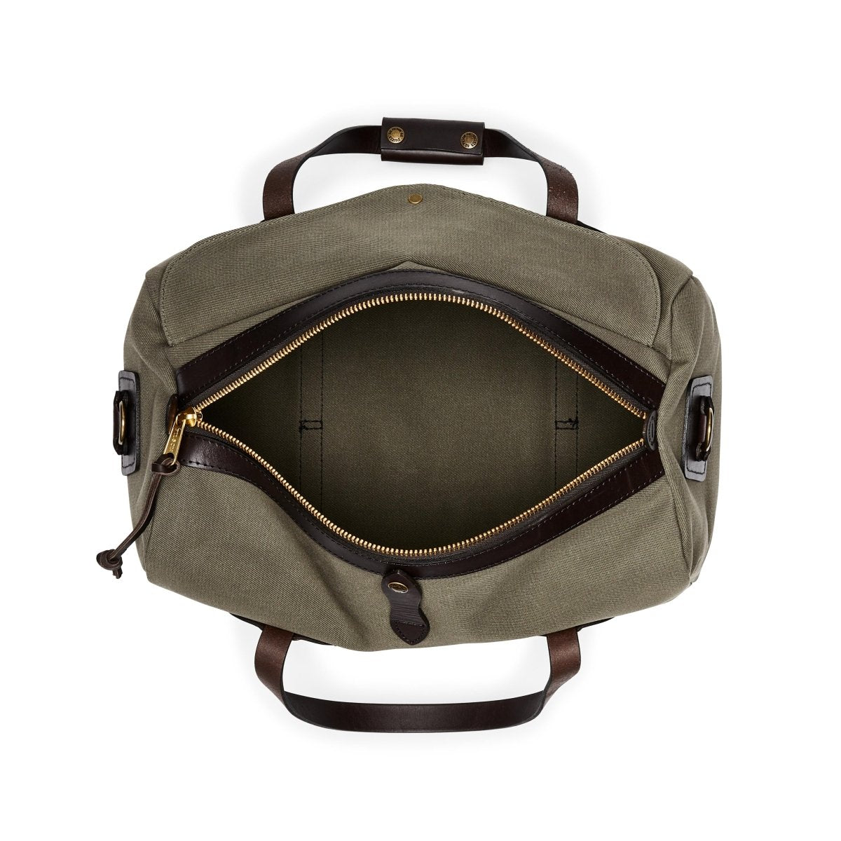 Filson Small Rugged Twill Duffle Bag in Ottergreen - Getoutside Shoes