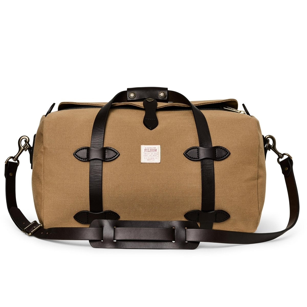 Filson Small Rugged Twill Duffle Bag in Tan - Getoutside Shoes