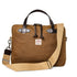 Filson Tin Cloth Compact Briefcase in Dark Tan - Getoutside Shoes