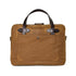 Filson Tin Cloth Compact Briefcase in Dark Tan - Getoutside Shoes
