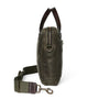 Filson Tin Cloth Compact Briefcase in Ottergreen - Getoutside Shoes