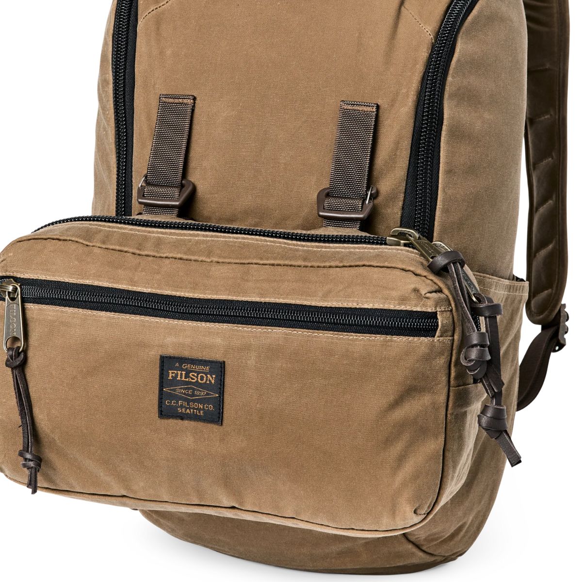 Filson Trapper Creek 28L Backpack in Dark Tan - Getoutside Shoes