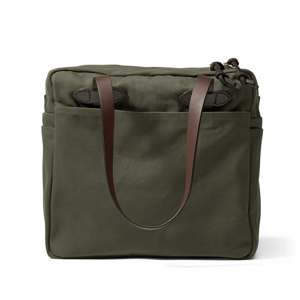 Filson Zipper Tote Bag in Ottergreen - Getoutside Shoes