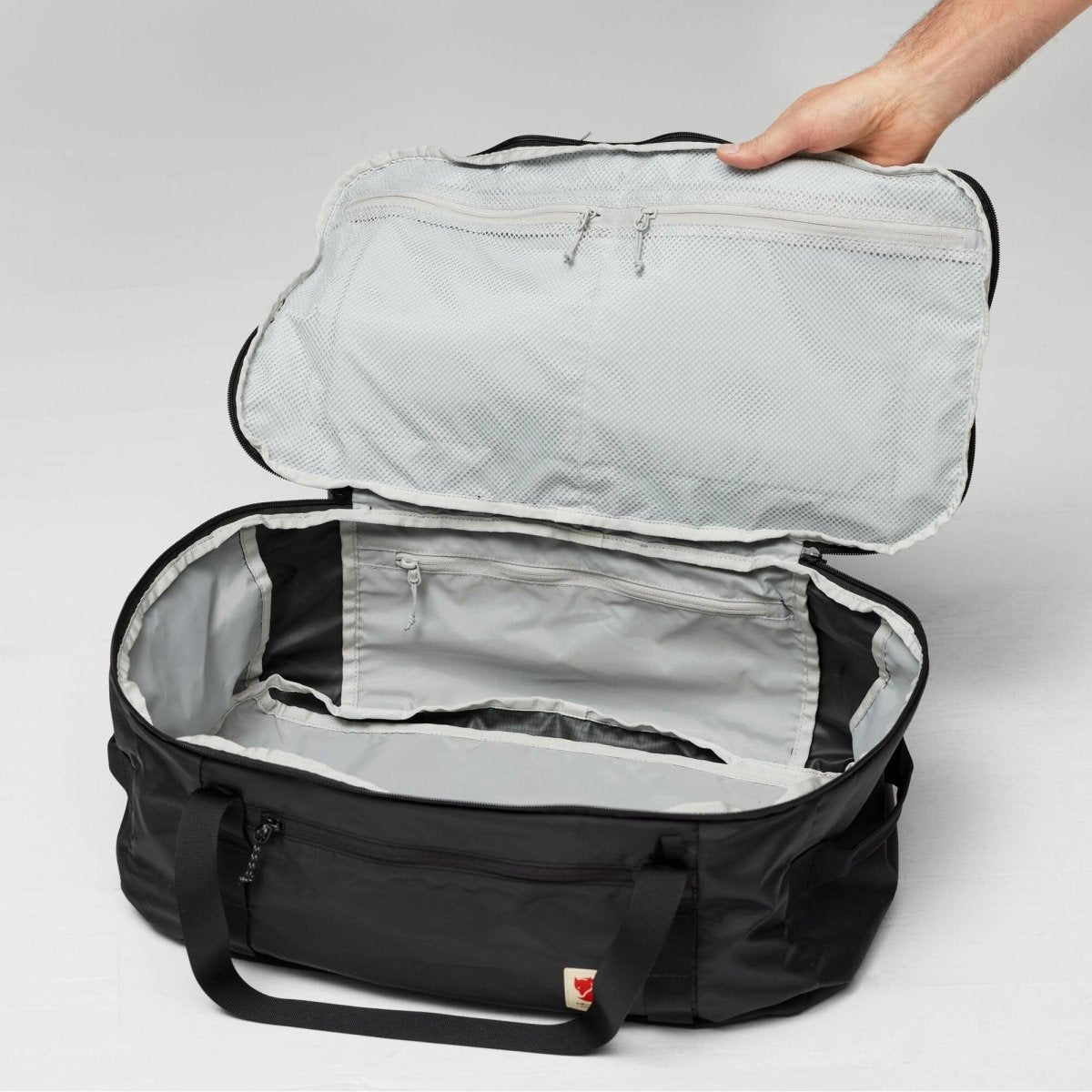 Fjallraven High Coast Duffel 36 in Black - Getoutside Shoes