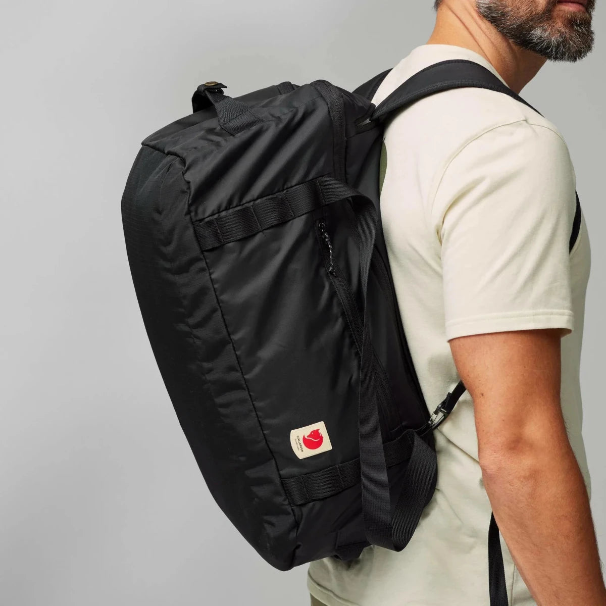 Fjallraven High Coast Duffel 36 in Black - Getoutside Shoes