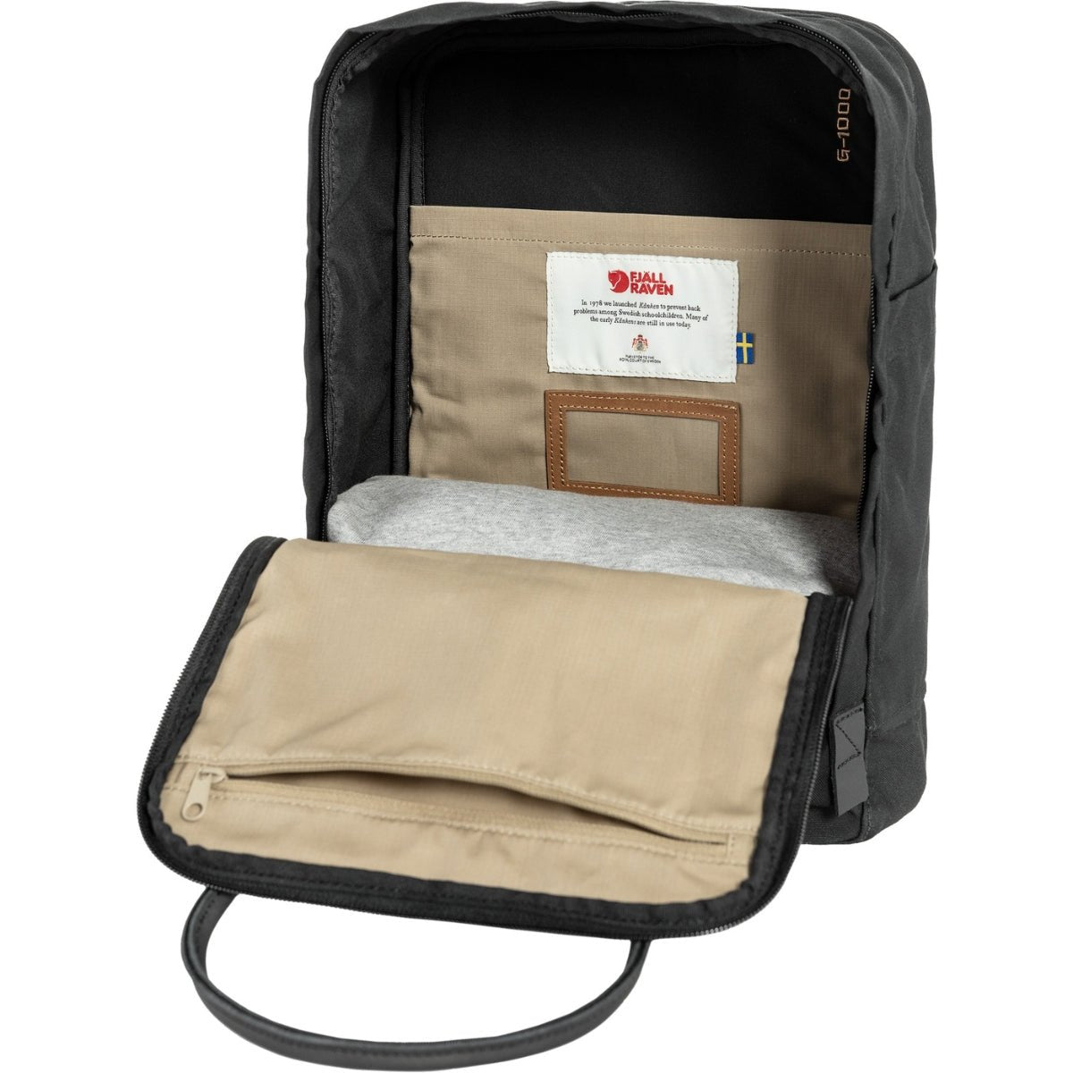 Fjallraven Kånken No.2 15" Laptop in Black - Getoutside Shoes