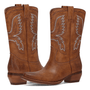 Frye and Co. Women's Irlene Short Deco Stitch in Caramel - Getoutside Shoes