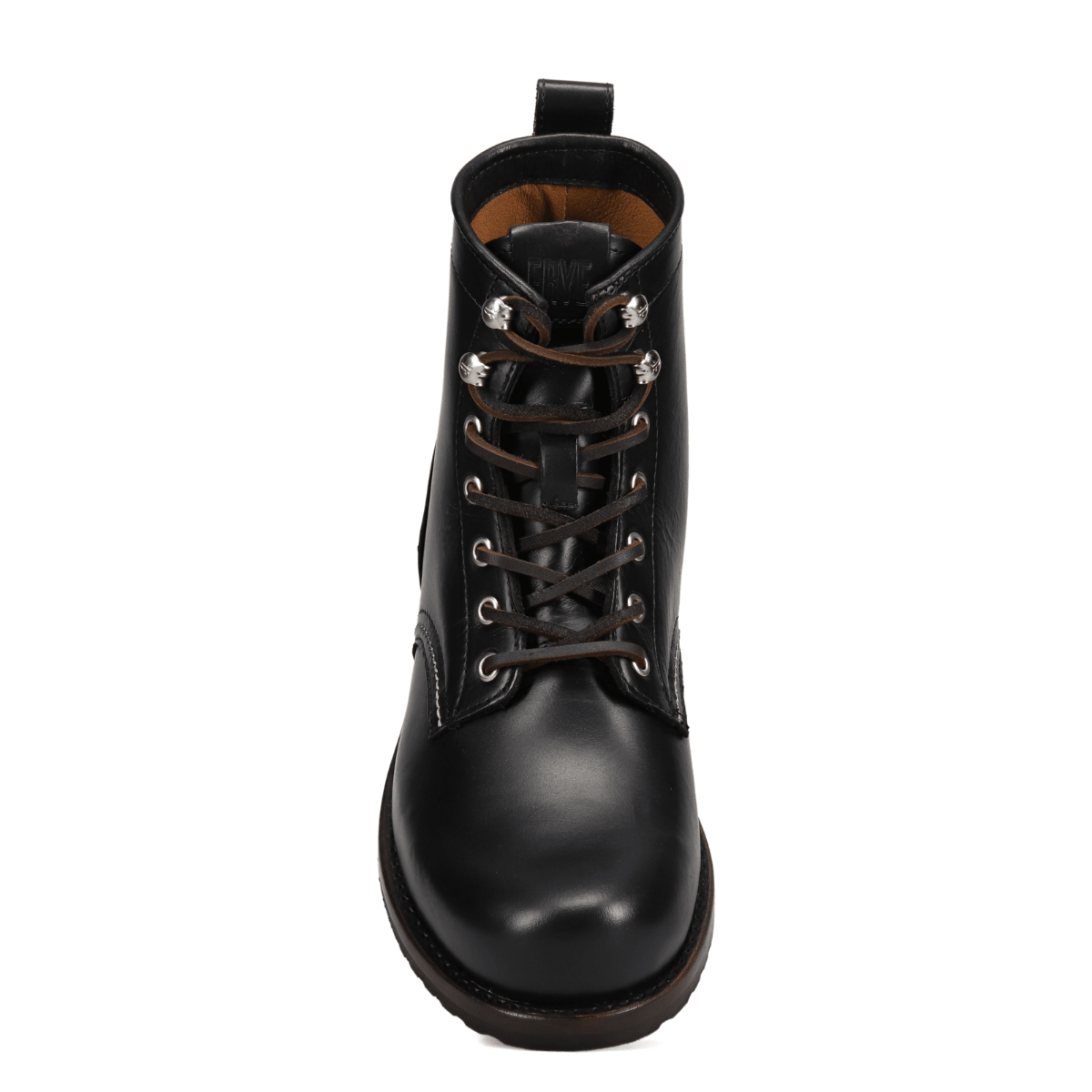 Frye Men's Hudson Workboot Lug in Black - Getoutside Shoes