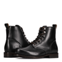 Frye Men's Hudson Workboot Lug in Black - Getoutside Shoes
