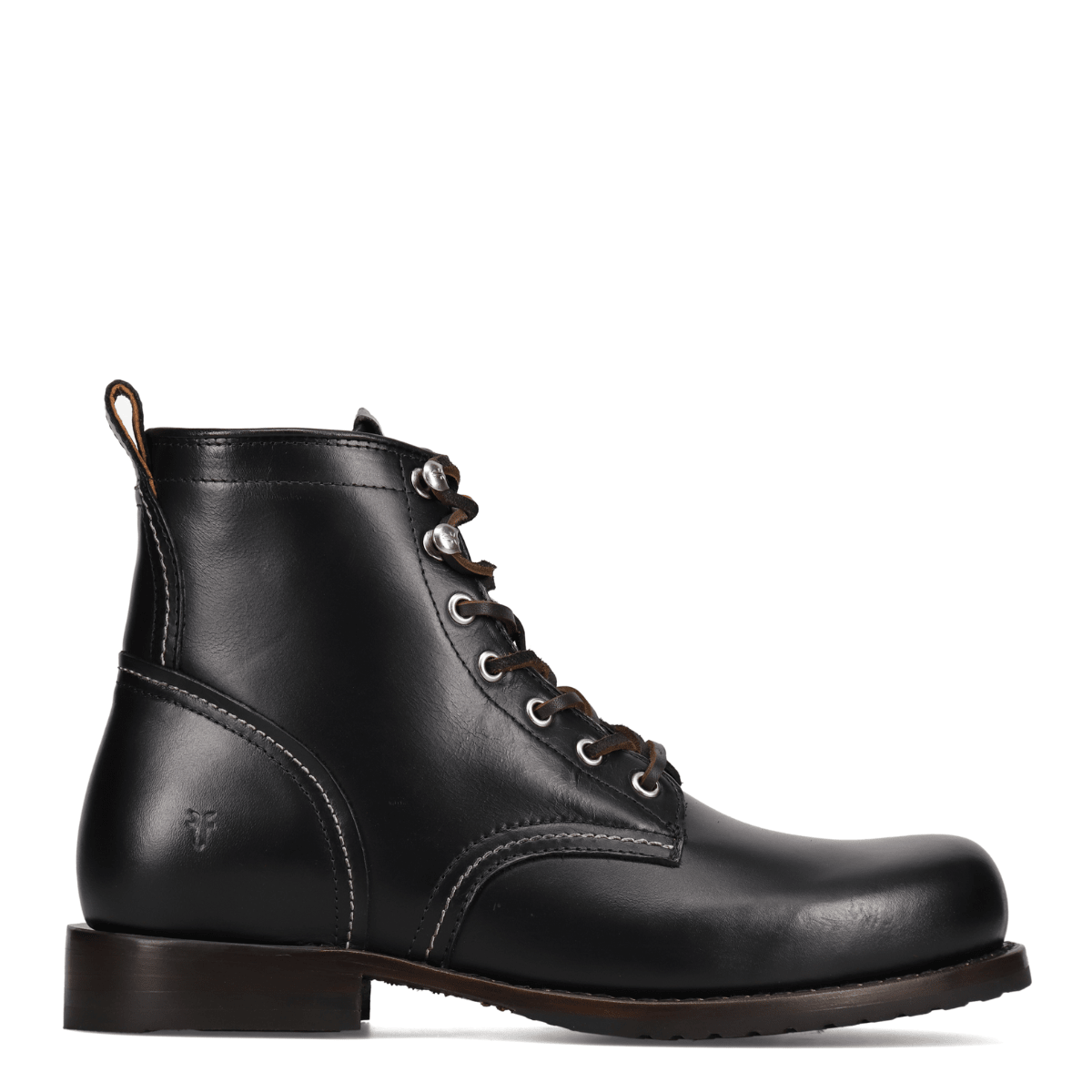 Frye Men's Hudson Workboot Lug in Black - Getoutside Shoes