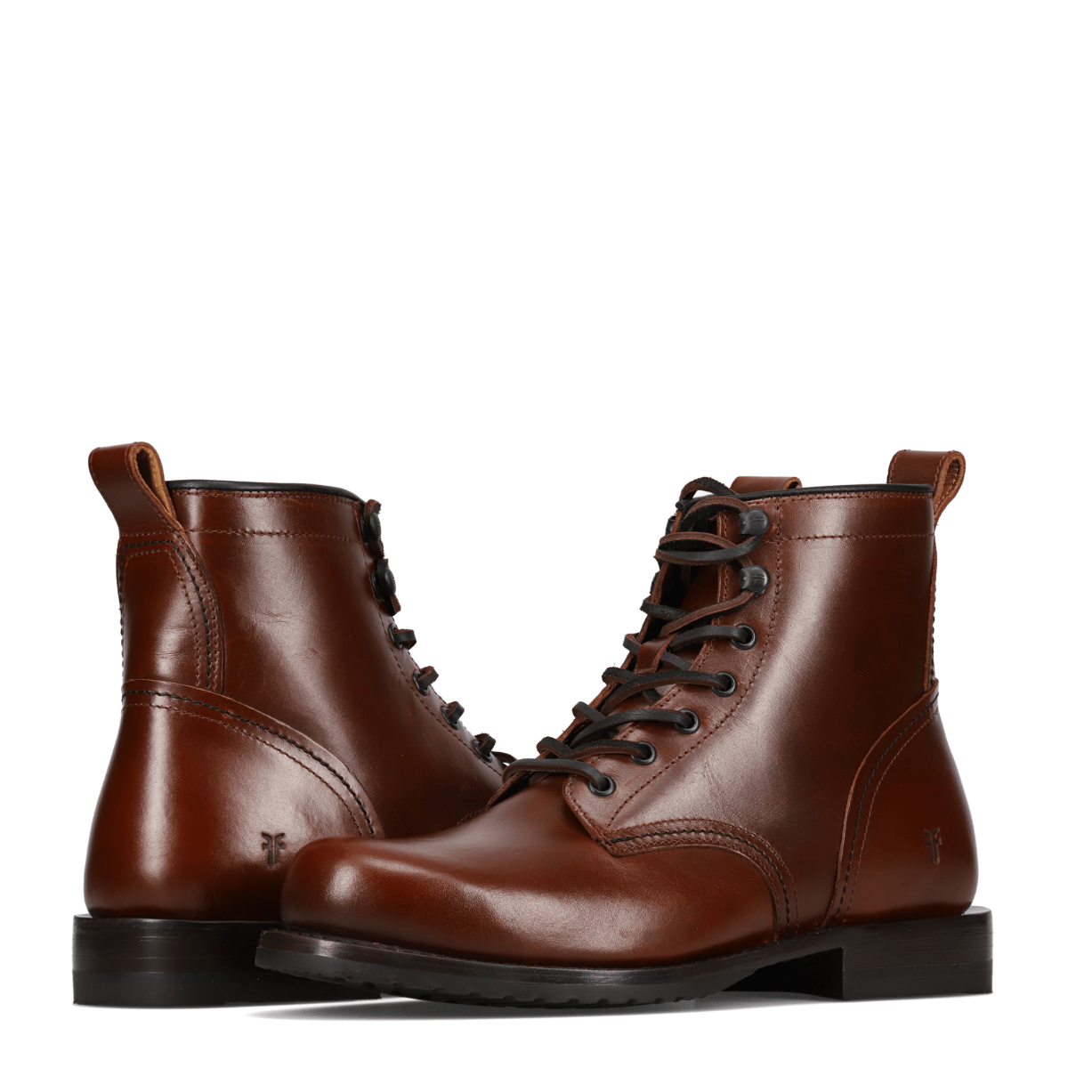 Frye Men's Hudson Workboot Lug in Mahogany - Getoutside Shoes