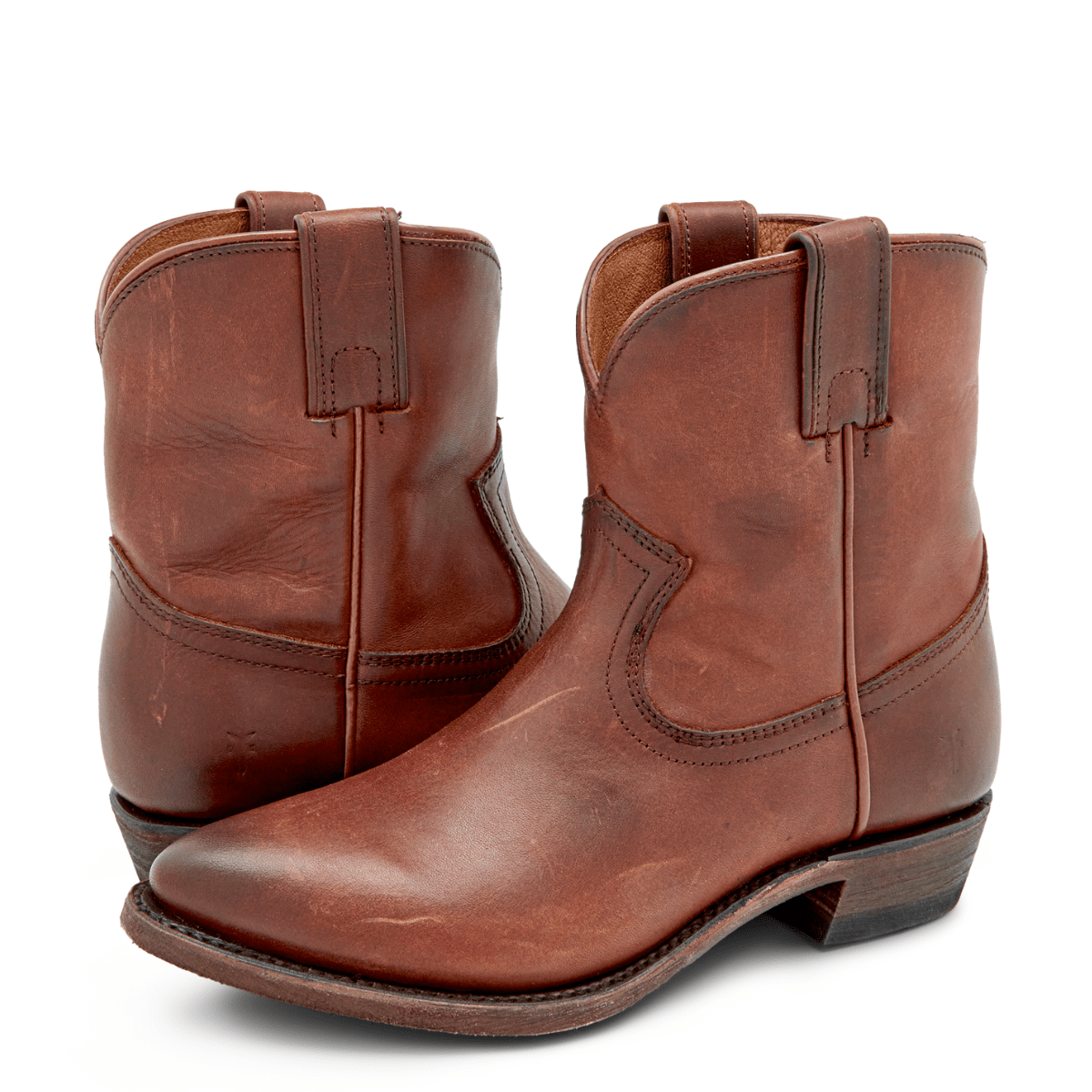 Frye Women's Billy Short in Cognac/Washed Oiled Vintage - Getoutside Shoes