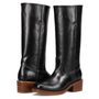 Frye Women's Campus 14L in Jet Black/Shadow - Getoutside Shoes