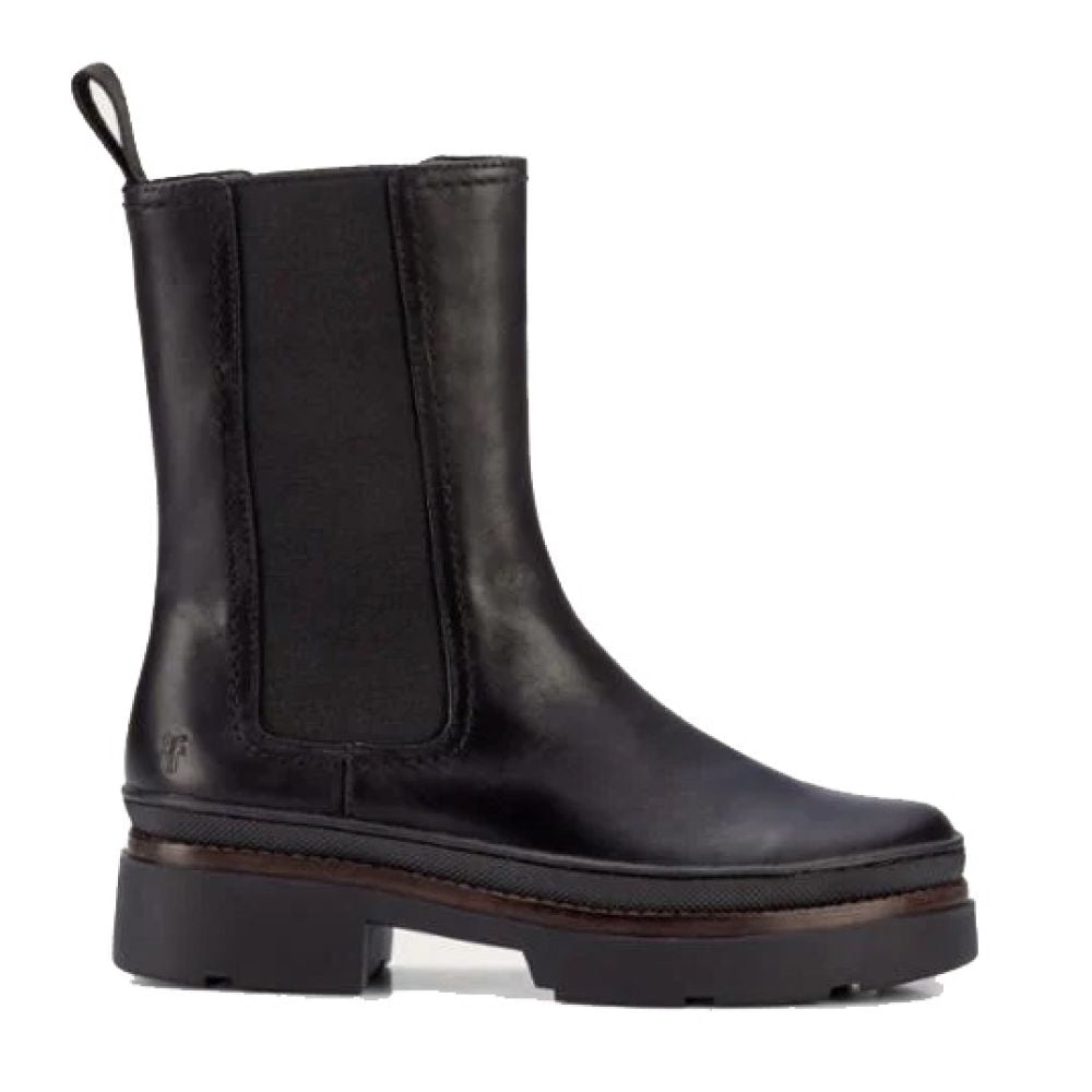 Frye Women's Chloe Chelsea in Black/Soft Calf Leather - Getoutside Shoes
