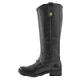 Frye Women's Melissa Double Sole Button Lug in Black/Waxy Burnished Leather - Getoutside Shoes