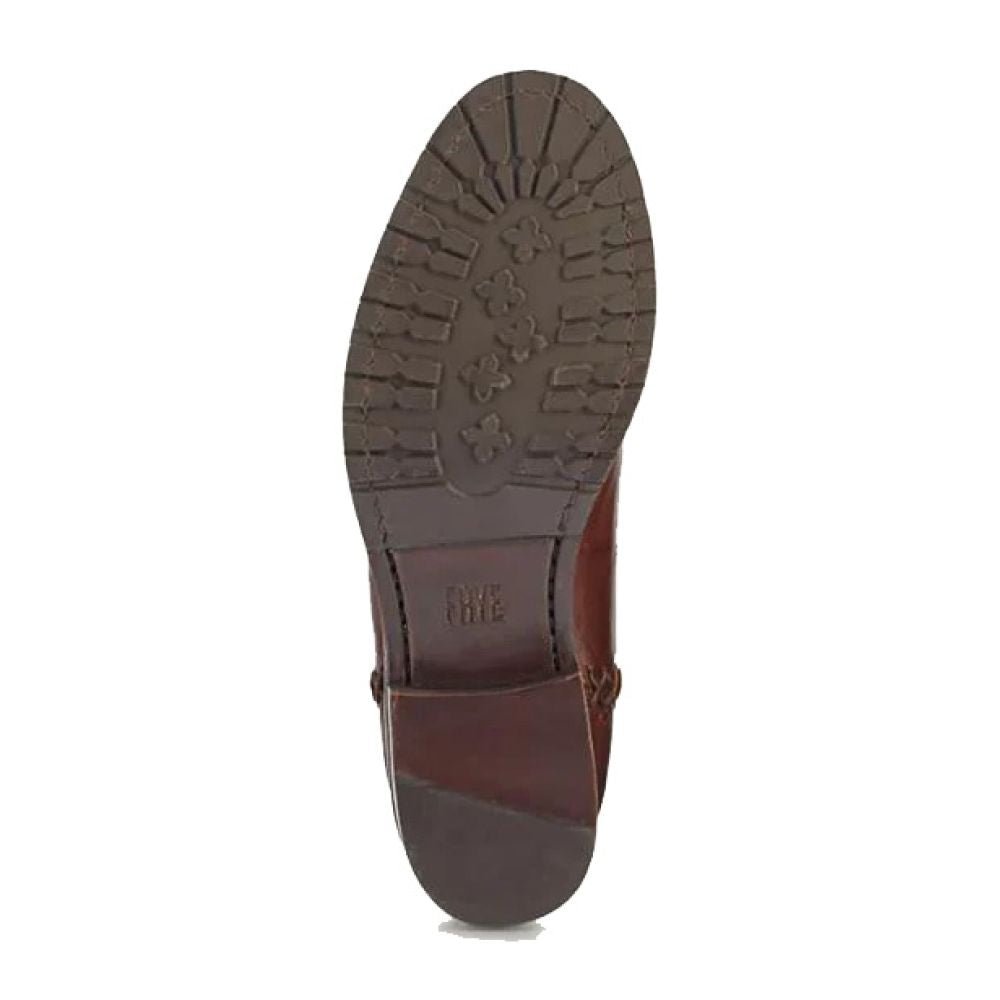 Frye Women's Melissa Double Sole Chelsea in Cognac/Vintage Pull Up Leather - Getoutside Shoes