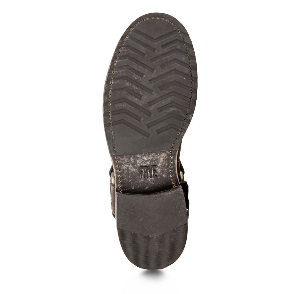 Frye Women's Veronica Harness Short in Blackfull Grain Brush Off - Getoutside Shoes