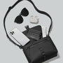 Gaston Luga Splash Crossbody Bag in Black - Getoutside Shoes