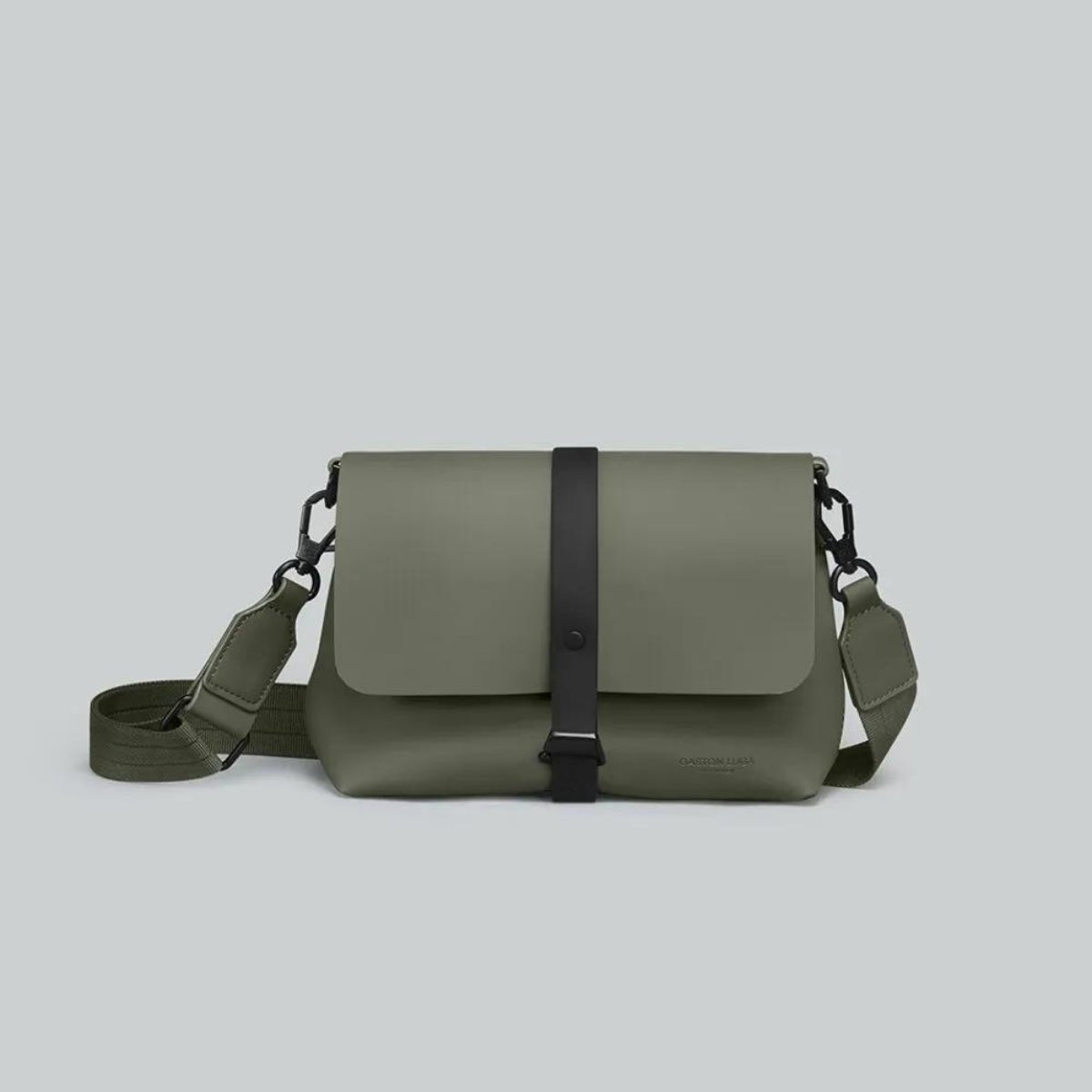 Gaston Luga Splash Crossbody Bag in Olive - Getoutside Shoes