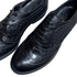 Getoutside Women's Oxford Shoes in Black/Croc Detail - Getoutside Shoes