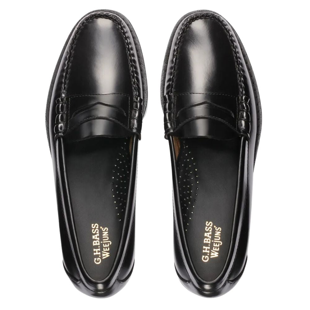 G.H. Bass Men's Larson Weejuns Loafer in Black - Getoutside Shoes