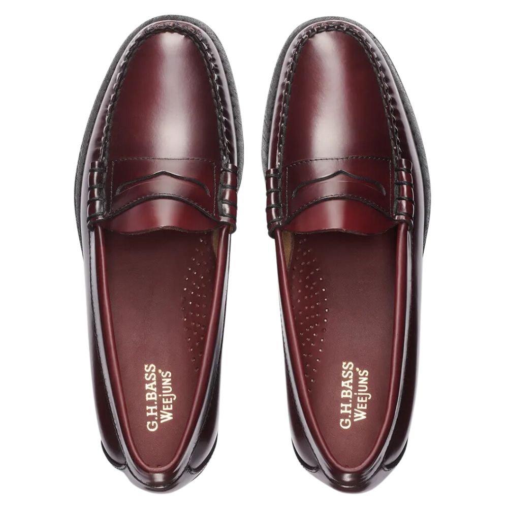 G.H. Bass Men's Larson Weejuns Loafer in Wine - Getoutside Shoes