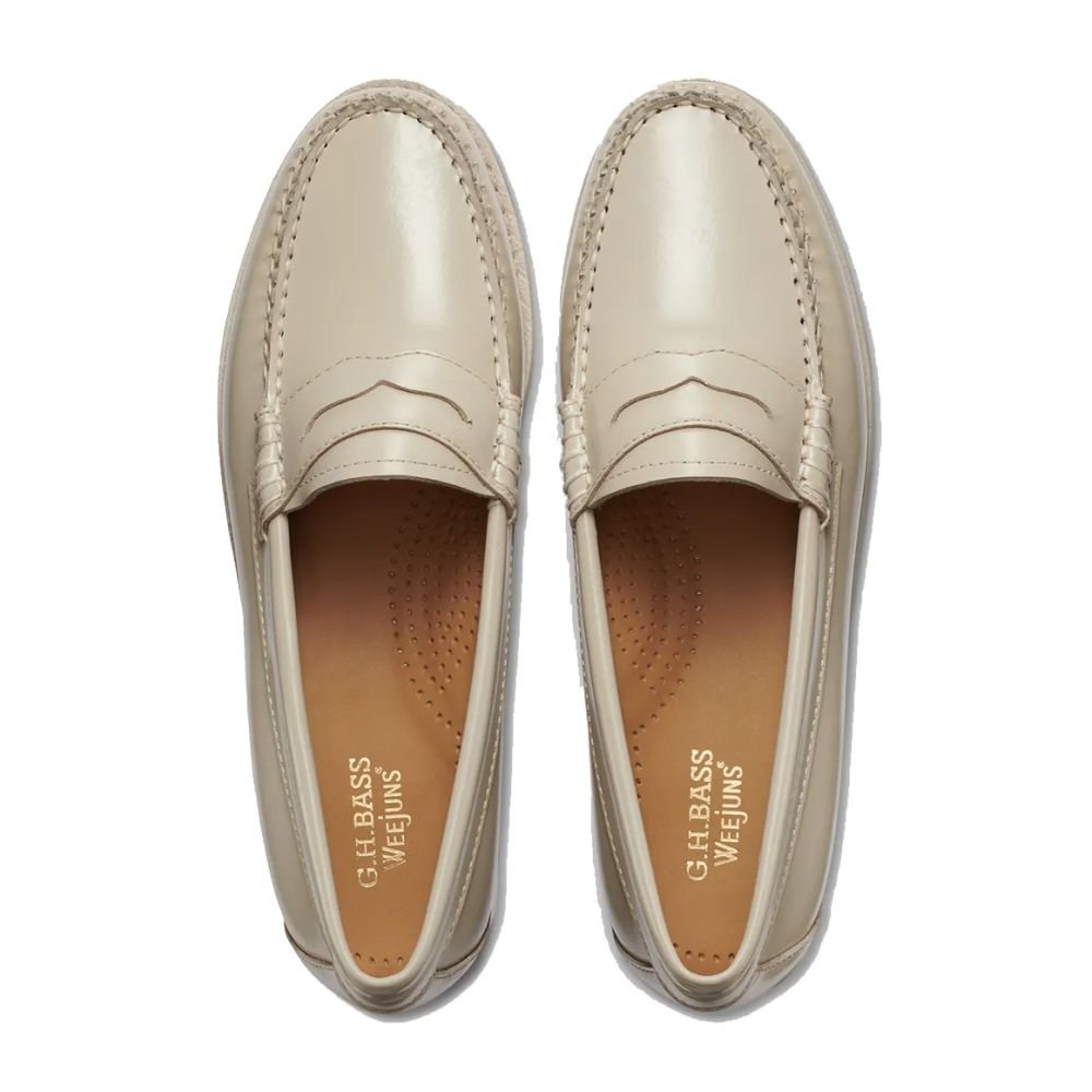 G.H. Bass Women's Whitney Artisanal Weejuns Loafer in Grey - Getoutside Shoes